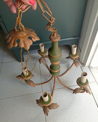 lampadario vintage stile fiorentino 