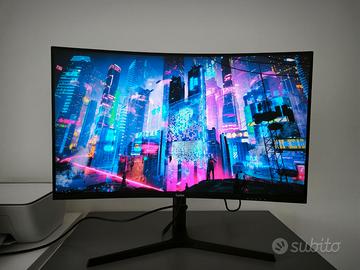Monitor Curvo 32" 2K  - Come nuovo, in Garanzia