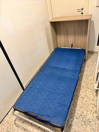 Letto singolo pieghevole come nuovo