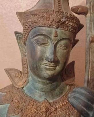 Antica statua in bronzo Pieno!