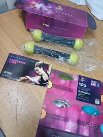 Manubri Zumba Fitness Exhilirate Con 4 DvD Come 