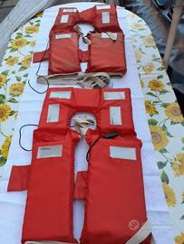 2 cinture di salvataggio,mod. 3M 6750F SOLAS