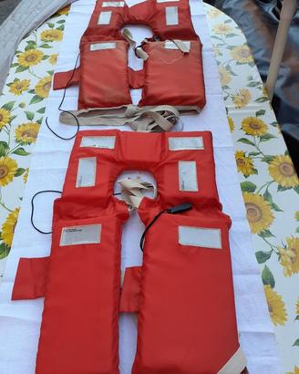 2 cinture di salvataggio,mod. 3M 6750F SOLAS