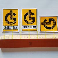 Intramotor Gloria Cross lotto 3 adesivi