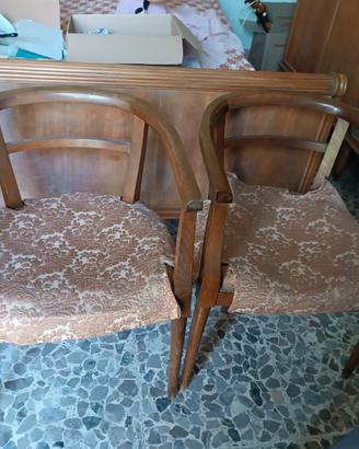 Poltrone a pozzetto anni '50