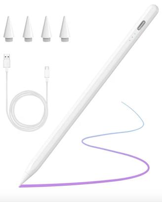 Penna Compatibile con Apple iPad 2018-2025,Ricaric