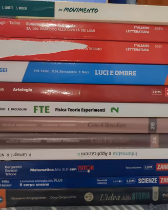  libri  usati liceo Alberti 