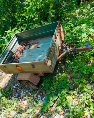 carrello appendice/ rimorchio motocoltivatore 