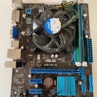 Bundle scheda madre Asus 1155 i3 i5 i7 DDR4 4GB