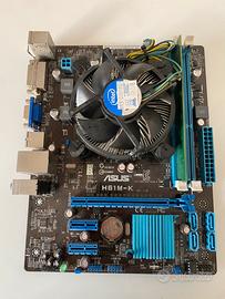 Bundle scheda madre Asus 1155 i3 i5 i7 DDR4 4GB