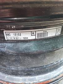 cerchi in ferro 15" poco usati per golf 6