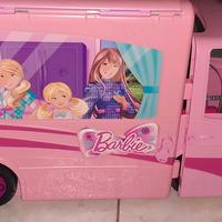 camper di barbie +cavalli+castello principesse