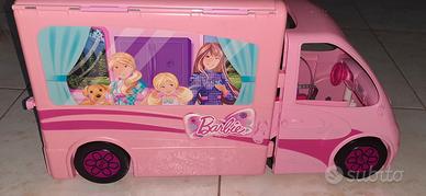 camper di barbie +cavalli+castello principesse