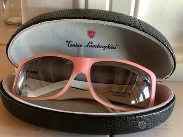 Occhiali vintage Tonino Lamborghini rosa fumé