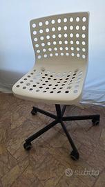 3 sedie bianche ikea