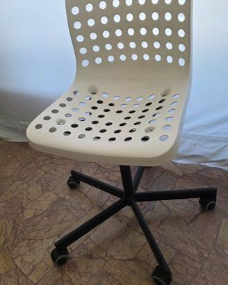 3 sedie bianche ikea