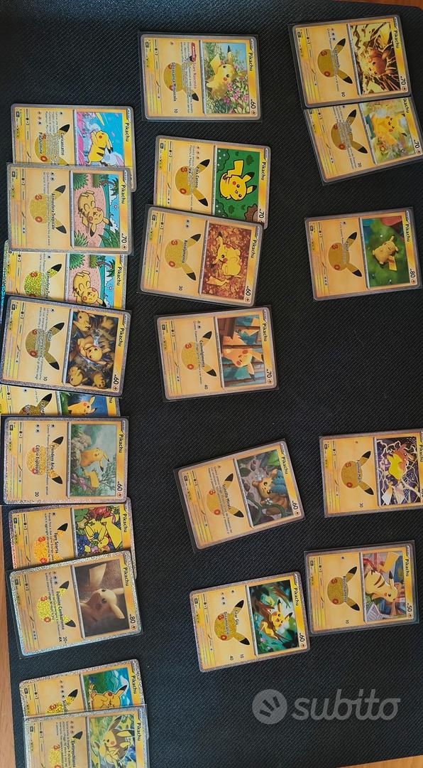 carte Pokemon 30 esimo anniversario - Collezionismo In vendita a Roma