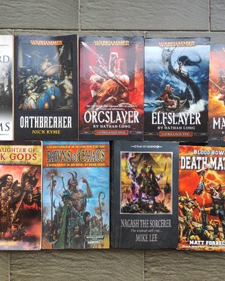 Libri warhammer tascabili in inglese