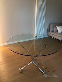 Tavolo rotondo vetro