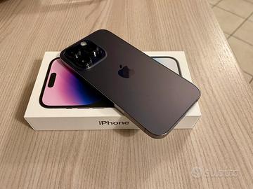 iPhone 14 Pro 256 GB Deep Purple (Batteria nuova)