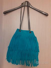 Borsa spalla/tracolla pelle alcantara