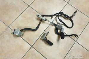 Pedane pilota e impianto freno Honda Transalp 600