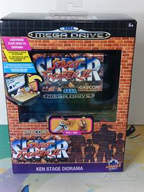 Street Fighter II Ken Stage Diorama Mega Drive