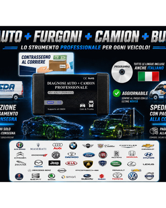 DIAGNOSTICA PROFESSIONALE AUTO CONTRASSEGNO TESTER
