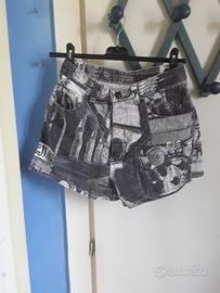 Pantaloncino donna in denim Moschino Jeans Milano 