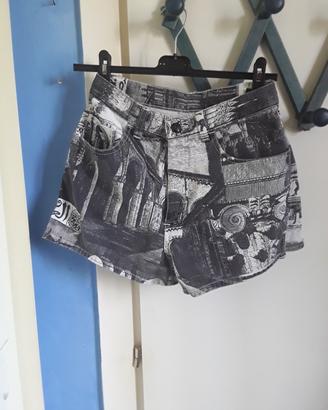 Pantaloncino donna in denim Moschino Jeans Milano 