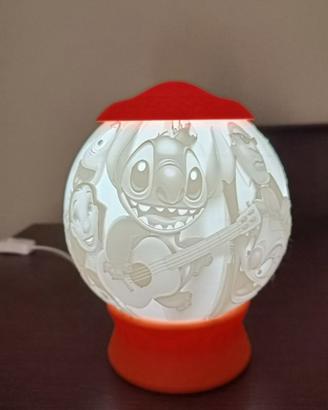 Lampada Litofania Lilo & Stitch