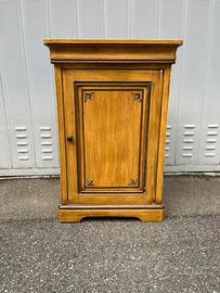 Mobiletto comodini svuota tasche legno decorato