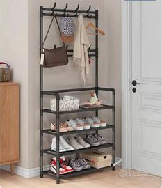 Appendiabiti e Scarpe New Simple  4 Ripiani Nuovo