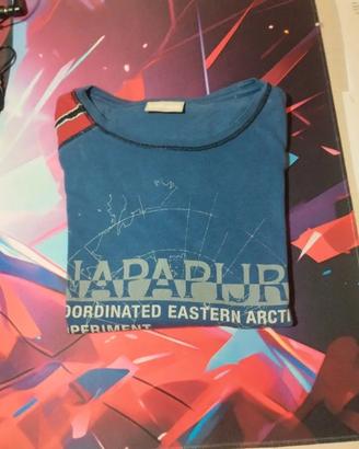 T-shirt maniche lunghe Napapijri ragazzo taglia 12
