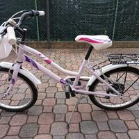 Bici bambina 20" con cestino e 6 velocità