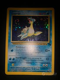 Carta Pokémon Lapras 10/62 Fossil  Holo Rara