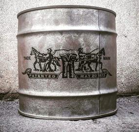 TIN BARREL LEVIS anni 70