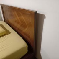 Contorno Letto in VERO LEGNO massiccio + Testiera
