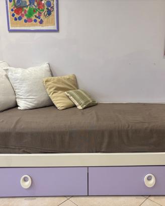 Letto singolo con materasso