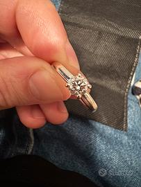 Anello Diamante Solitario 0,52 ct