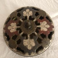 Vecchia scatola decorata