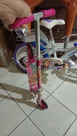 Bici e monopattino bambina max 6 anni