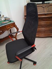 sedia da scrivania o da ufficio con rotelle