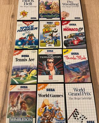Lotto Sega Master System 12 giochi