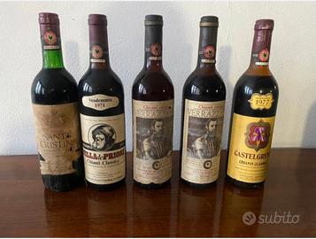 5 bottiglie chianti classico