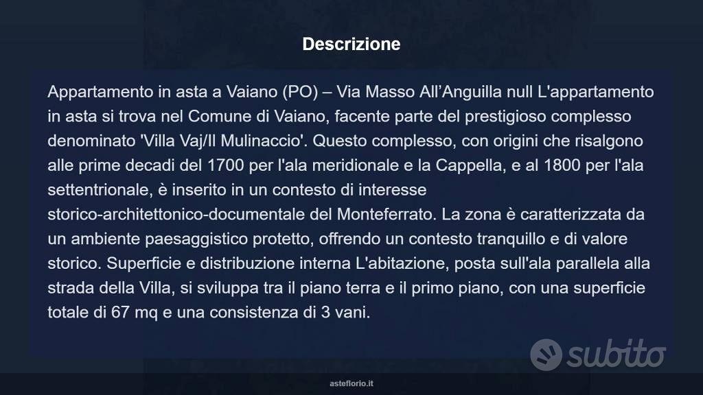 Appartamento – Vaiano, La Tignamica - Vista 5