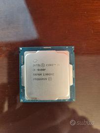 Intel i5 9400f con suo dissipatore originale