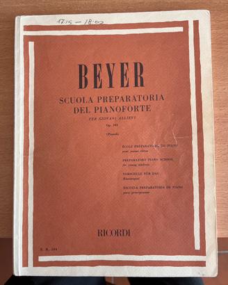 Beyer scuola preparatora del pianoforte