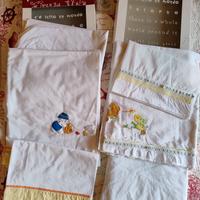 Lenzuola per lettino Picci