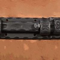 Catenaccio in ferro battuto